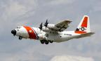 The first U.S. Coast Guard HC-130J outfitted with the Block 8.1 upgrade takes flight.