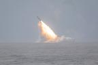 The U.S. Navy conducted Demonstration and Shakedown Operation-32 (DASO-32), successfully launching an unarmed missile from the Pacific Ocean off the coast of California on September 27, 2023. Photo credit: U.S. Navy. 