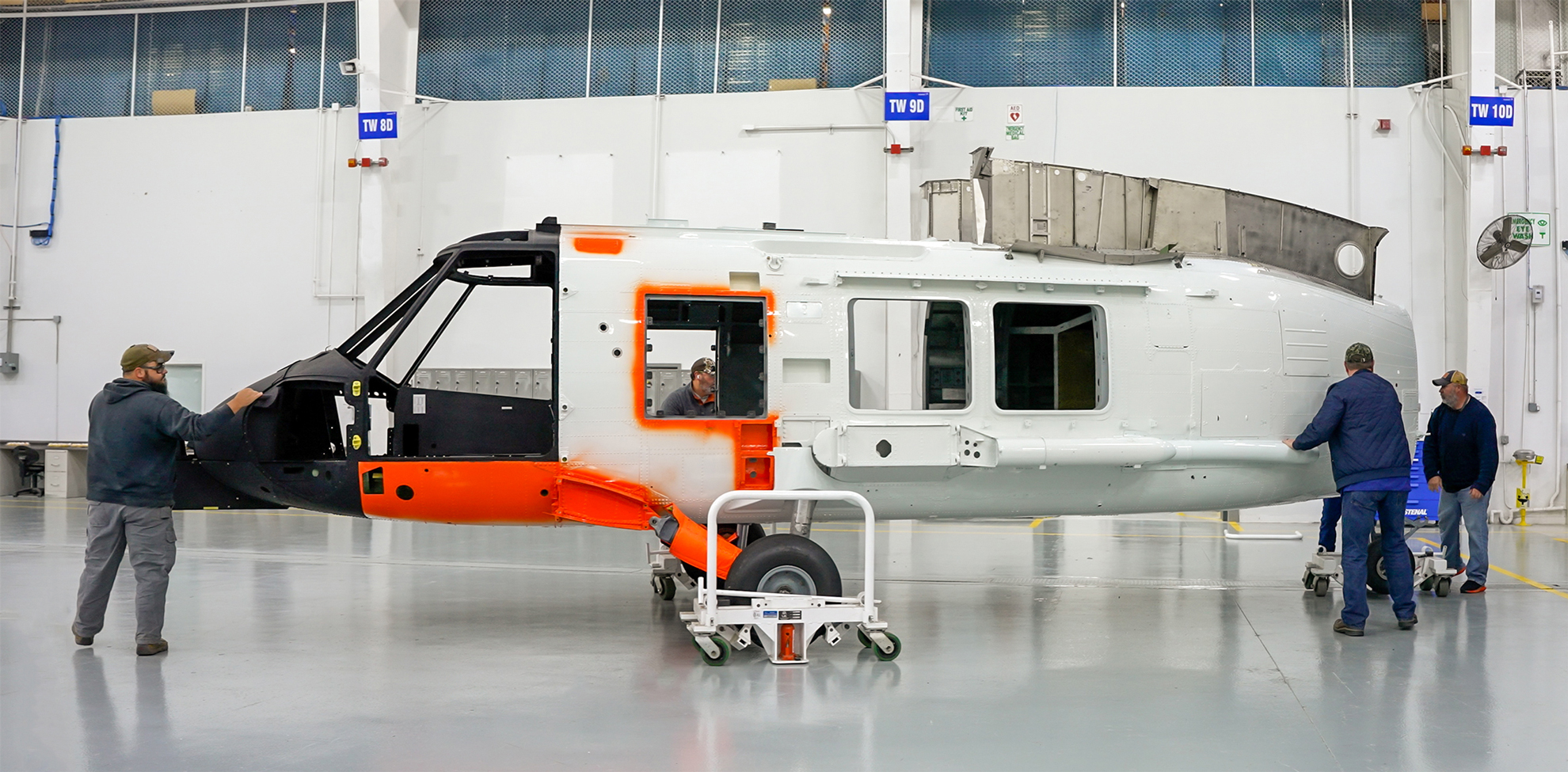 Sikorsky delivers the first MH-60T Jayhawk helicopter replacement airframe to the U.S. Coast Guard Nov. 30 as part of a service life extension program for the MH-60T fleet.