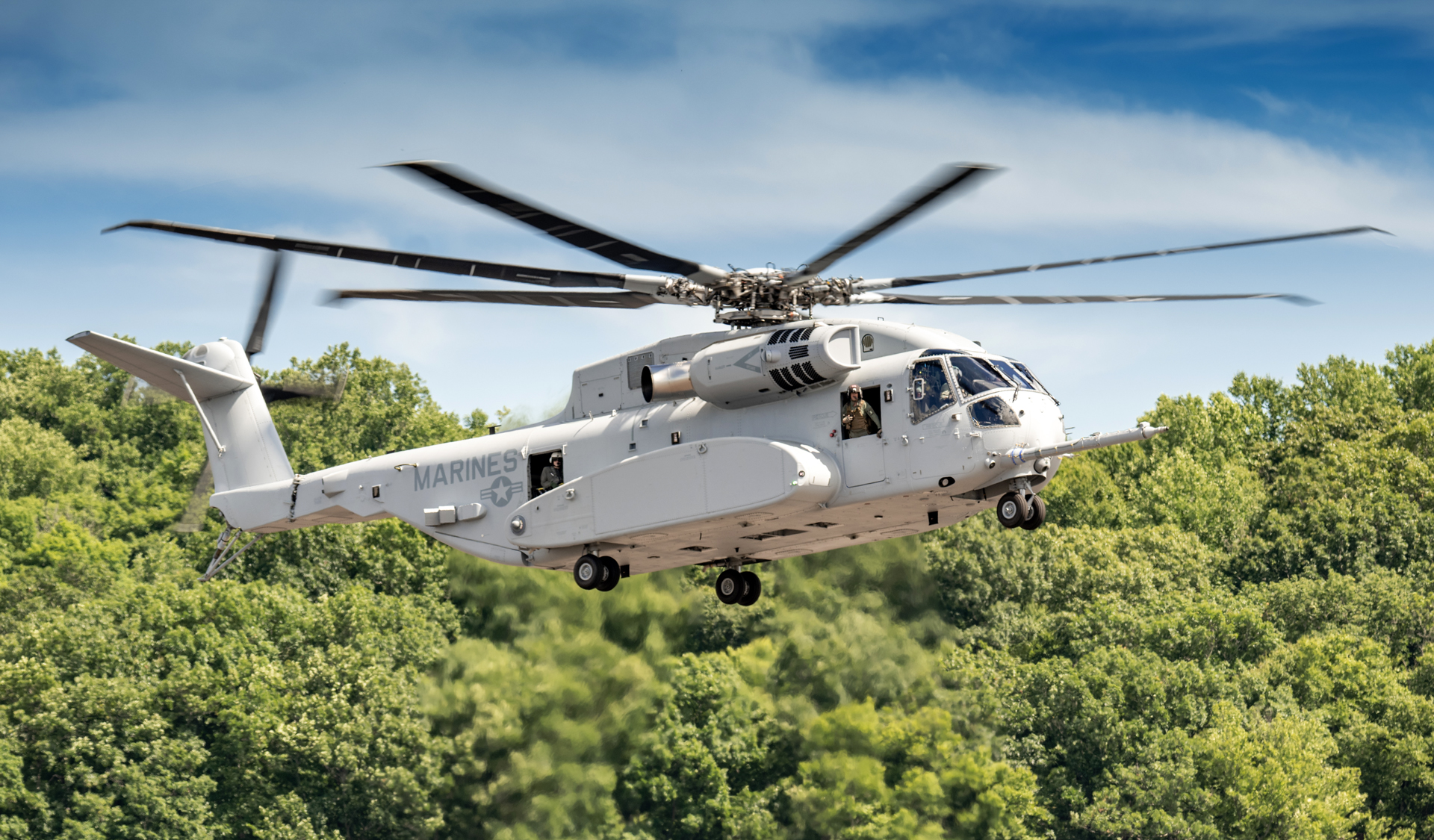 Sikorsky delivered  a  seventh CH-53K Helicopter to the U.S. Marine Corps.  The heavy lift helicopter will be based at Marine Corps Air Station New River in Jacksonville, North Carolina