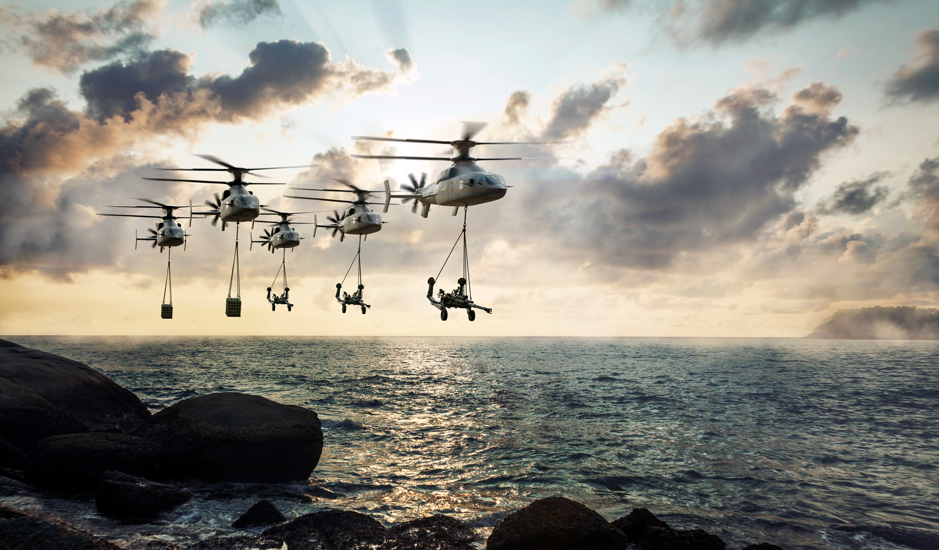 Sikorsky, a Lockheed Martin Company, and Boeing announced six new members of Team DEFIANT who will support DEFIANT X®, the advanced helicopter for the U.S. Army’s Future Long-Range Assault Aircraft (FLRAA) competition.