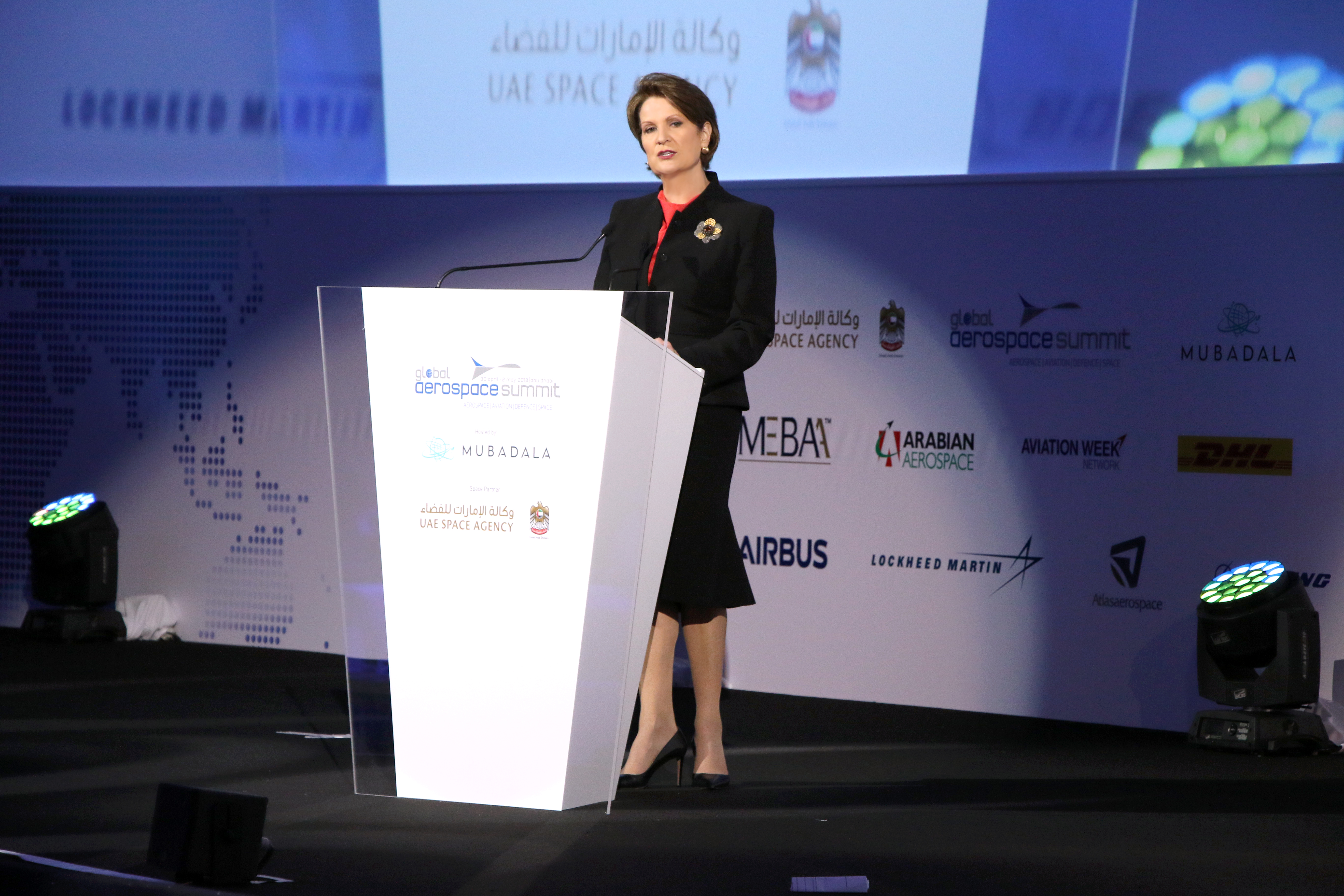 Marillyn Hewson, Lockheed Martin Chairman, President and CEO Delivers Remarks at Global Aerospace Summit in Abu Dhabi