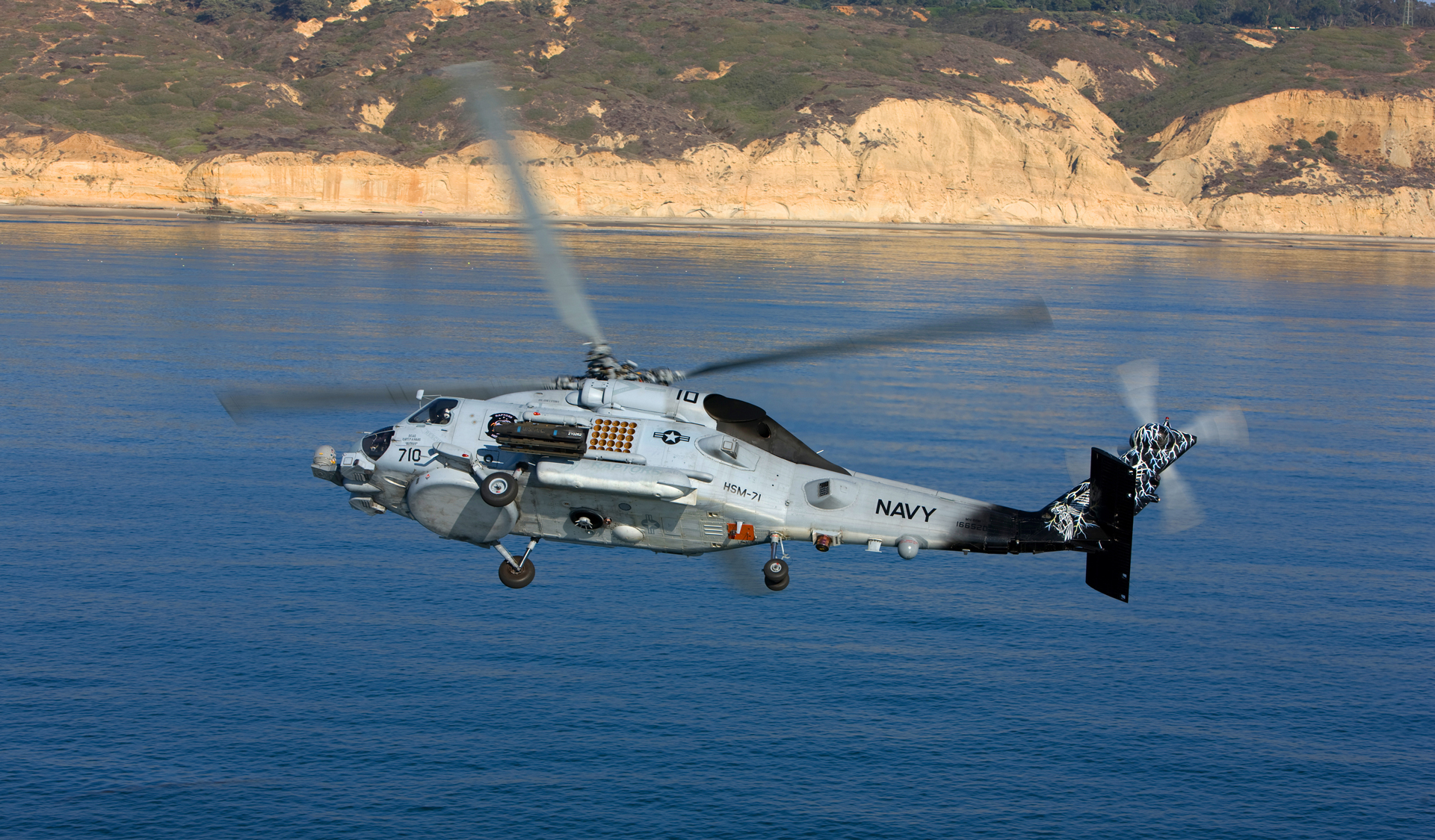 Lockheed Martin has received a contract award from the U.S. Navy to build eight MH-60R SEAHAWK helicopters for the Spanish Navy. Pictured: a U.S. Navy MH-60R aircraft. 