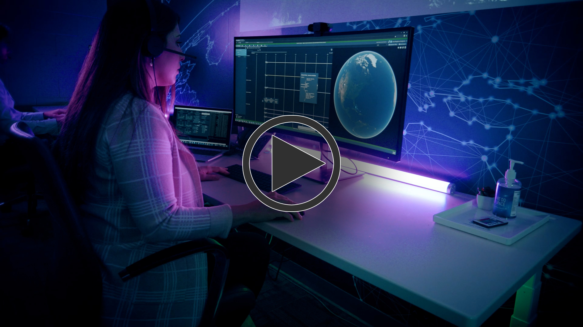 Lockheed Martin’s Ops Center for the Future technology test bed demonstrates how  satellite operations can be more efficiently managed. 